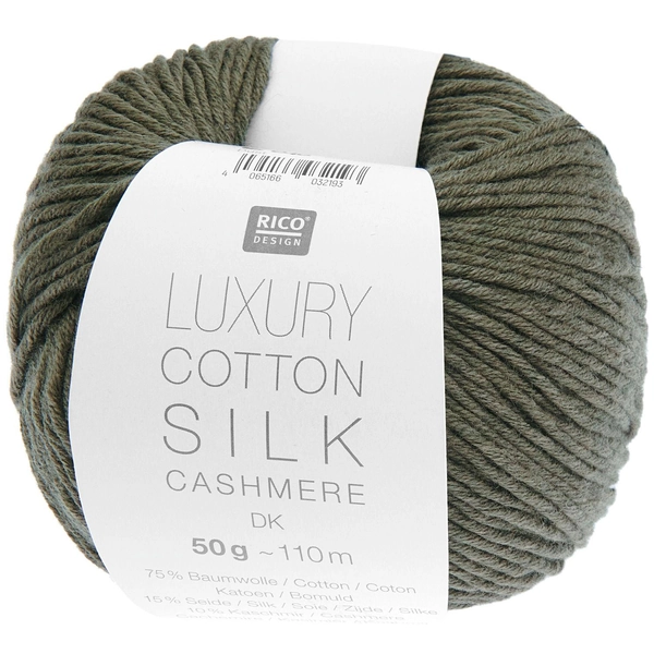 rico design - luxury cotton silk cashmere dk - 50 grams