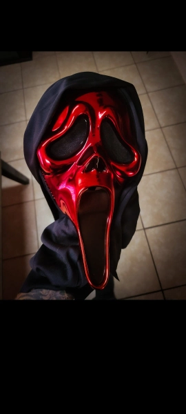 Red Mirror Scream Ghostface Mask - Etsy