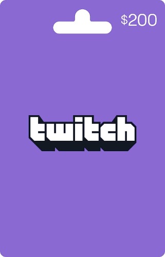 Twitch Gift Card (US Only) - 200 Traditional