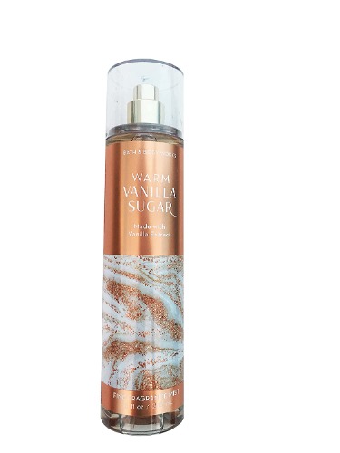 Bath and Body Works Warm Vanilla Sugar Fine Fragrance Mist, 8 Fl Ounce - Warm Vanilla Sugar 8 Fl Oz (Pack of 1)