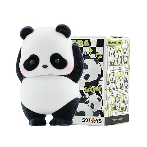 52TOYS Figurine Panda Roll's Alltagsleben Serie II,Sammel Zufällige Figuren, Chibi Figur 3 Inch für Tisch Dekoration, Mini Spielzeug Geschenk für Geburtstag, Party, Whole Set(8pcs)