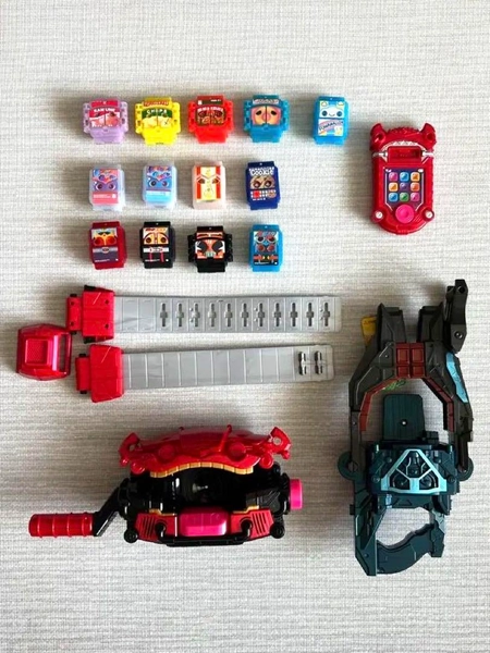 Kamen Rider Gav DX Driver Belt Valen Buster &amp; Gochizo Figures Bandai Set