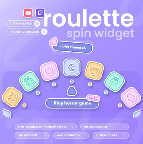 Spinning Wheel Widget