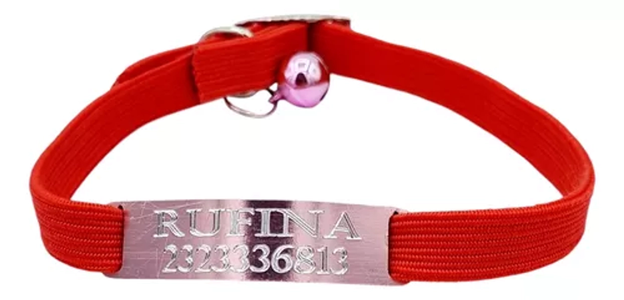 Collar Elastizado Rojo