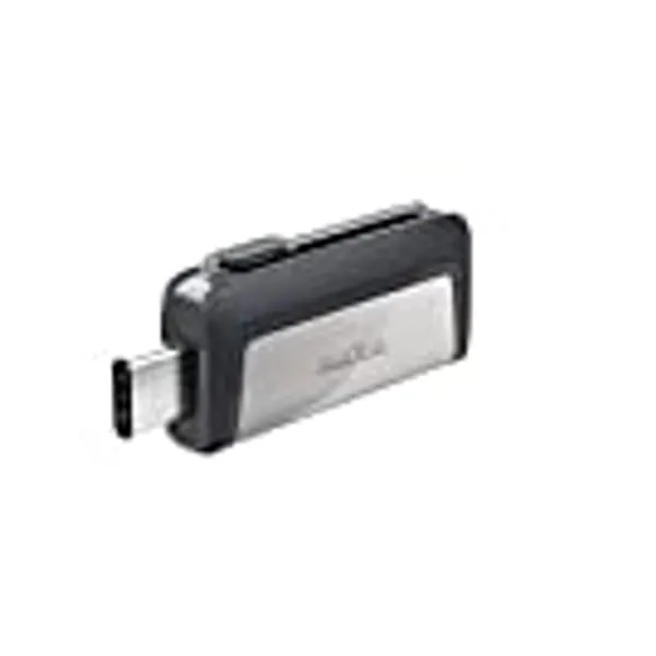 SanDisk 64GB Ultra Dual Drive USB Type-C - USB-C, USB 3.1 - SDDDC2-064G-G46, Grey/Silver
