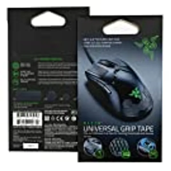 Razer Universal Grip Tape for Gaming Peripherals and Devices: Anti-Slip Grip Tape - 4 Pre-Cut, All Purpose Shapes - Self-Adhesive Design