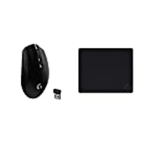 Logitech G305 LIGHTSPEED Wireless Gaming Mouse, Hero 12K Sensor, 12,000 DPI, Lightweight, 6 Programmable Buttons, 250h Battery Life, On-Board Memory, PC/Mac - Black