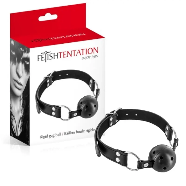Mordaça BDSM Rigid Gag Ball - LX Sex Shop