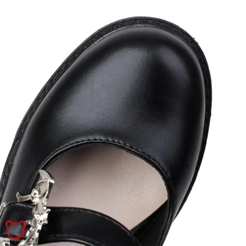 Gothic Bat Buckle Boots - Black / 6