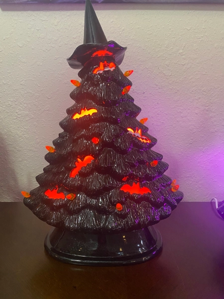 Small Halloween Bat Tree