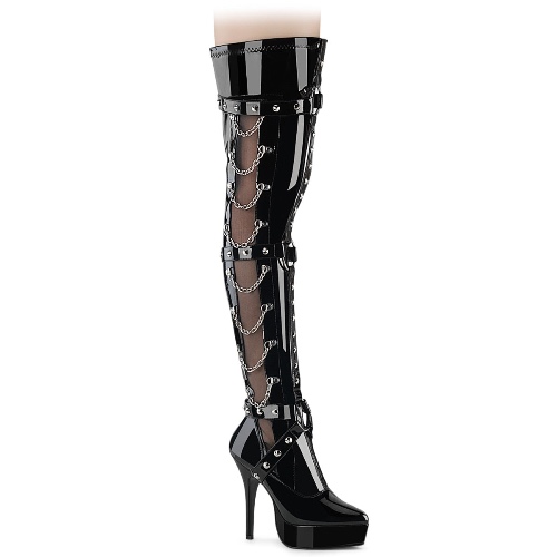 Devious INDULGE 3026 | Black / Patent / 11UK