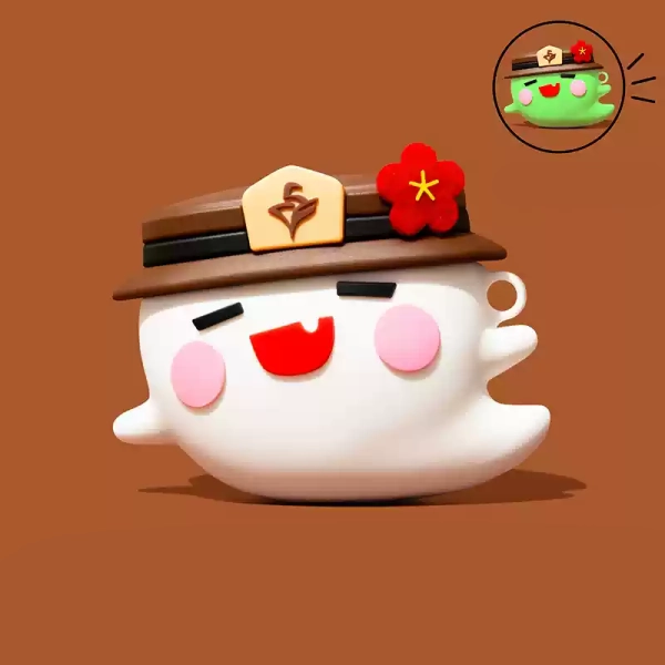 Hu Tao AirPods 4 Cases Ghost Genshin Impact AirPods Pro Protective Cover - AirPods Pro 2