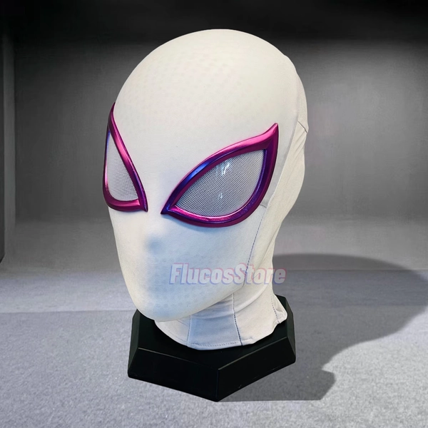 Spider-Gwen Cosplay Costume 3D Printing Spider-Woman Handmade Head Covering For Halloween