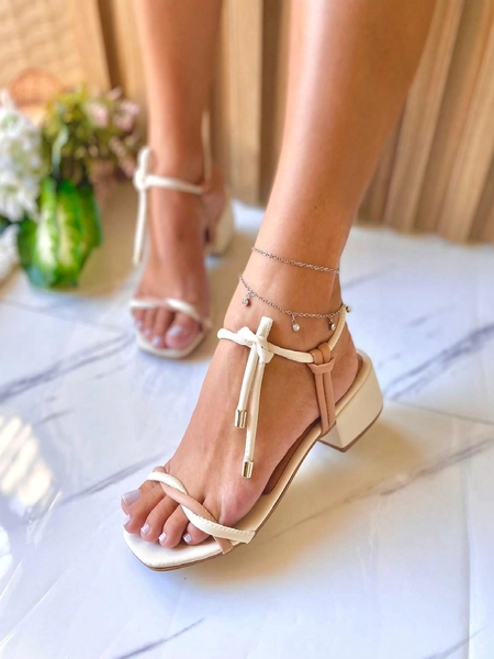 Sandalia Feminina de Salto Fashion Conforto