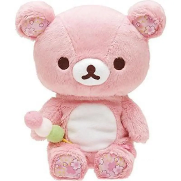 Pink Rilakkuma Bear Plush Toy for Cosparty Fun