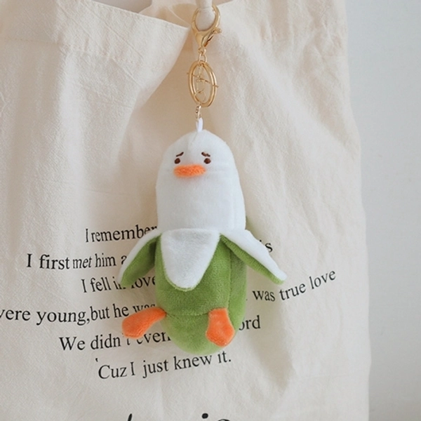 Duckana Plush Keychain Banana Duck Plush Toy Ducknana Gifts - Green