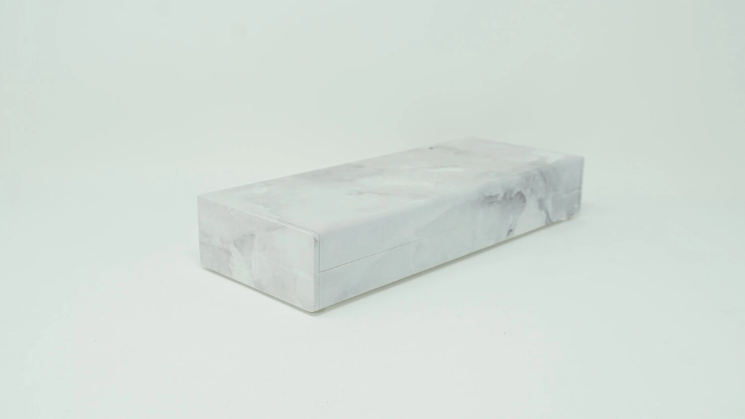 White Marble Pill Organizer Box 
