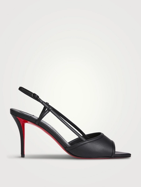 Miss Z Leather Slingback Sandals