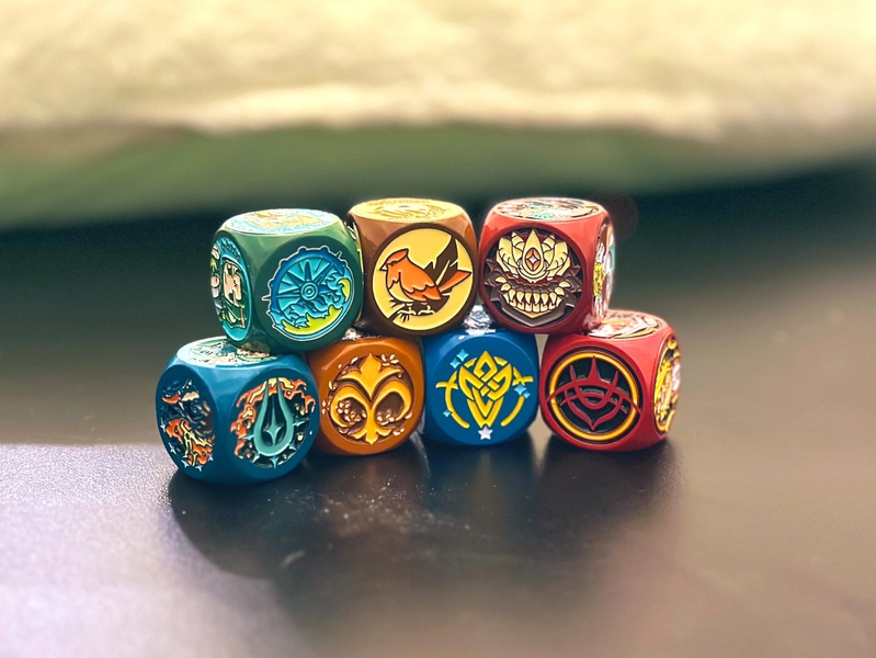 FE Metal Dice - Fates Hoshido Die