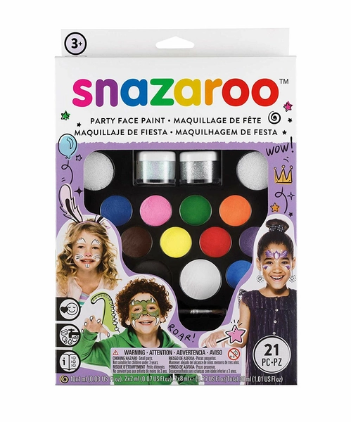 Snazaroo Ultimate Party Pack Face Paint &amp; Body Painting Set