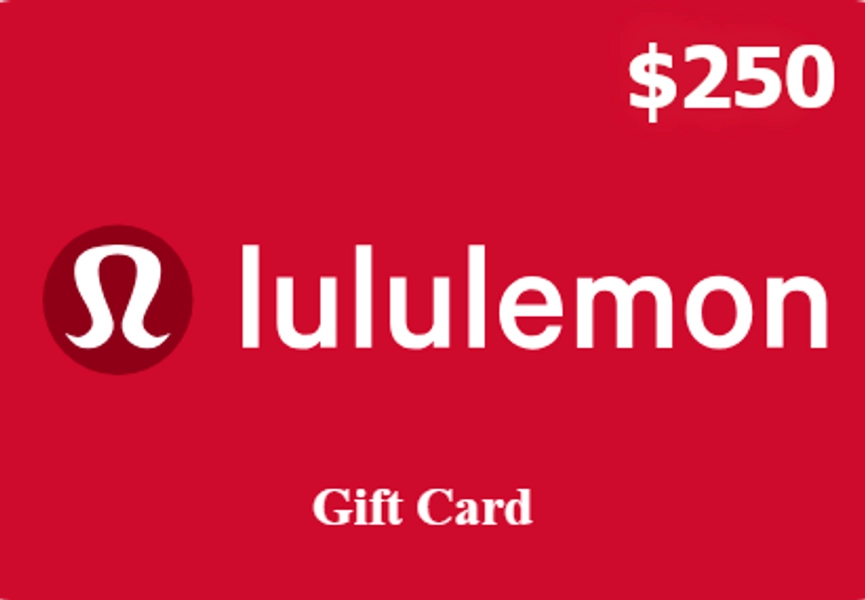 lululemon $250 Gift Card US
