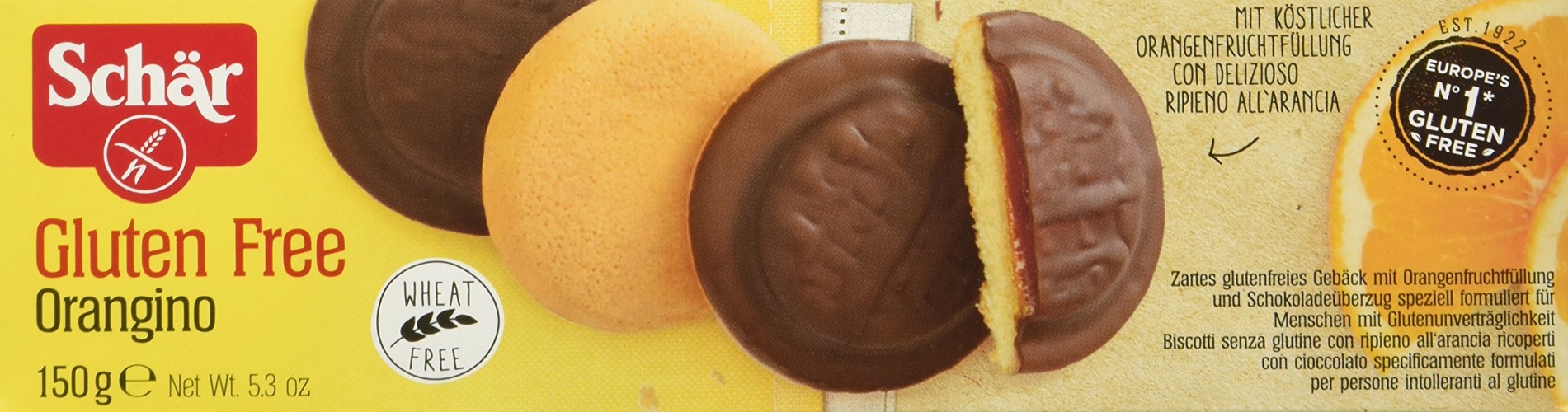Schär Orangino - Softcake glutenfrei 150g, 8er Pack - 150 g (8er Pack)