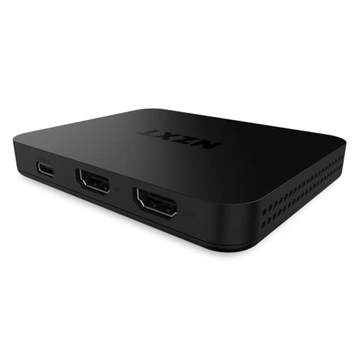 Nzxt Signal HD60 Full HD USB Capture Card - ST-EESC1-WW - HD60 (1080p) - Live-Streaming und -Gaming – Zero-Lag Passthrough – Offene Kompatibilität