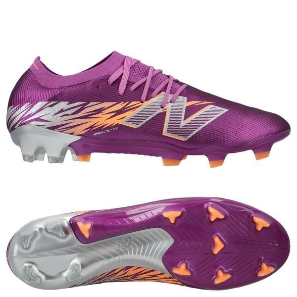 New Balance Furon V8 Elite FG Energy Rush - Lila/Silver/Orange