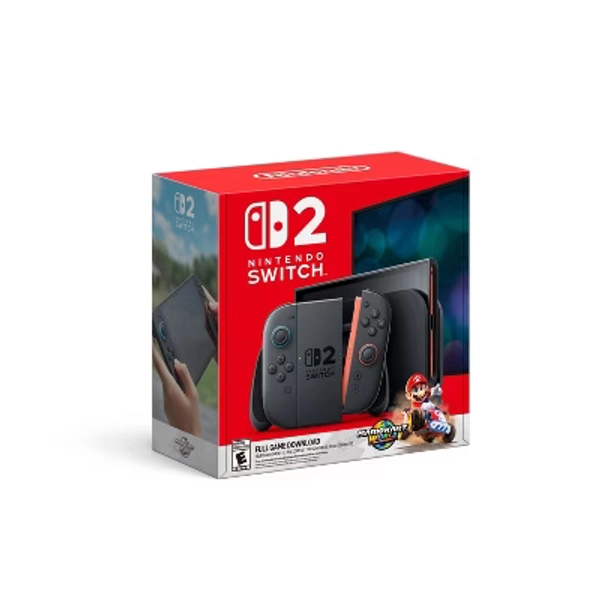 Nintendo Switch 2 Console + Mario Kart World Bundle (Digital Download in Console)