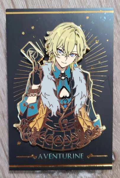 Aventurine Enamel Pin Honkai Star Rail