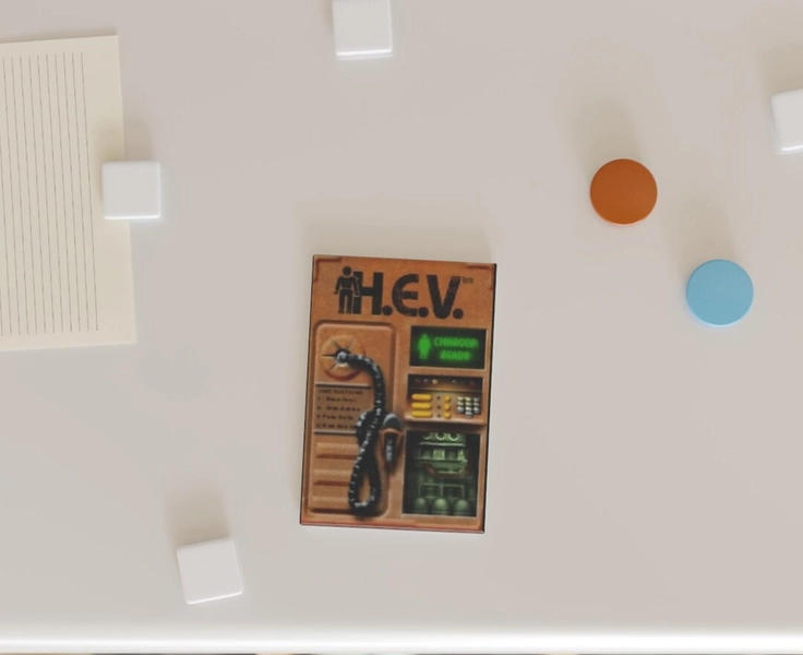 Half-life HEV Charger Button Magnet Rectangle Gamer Decor for Sci-fi Fans - Etsy Canada