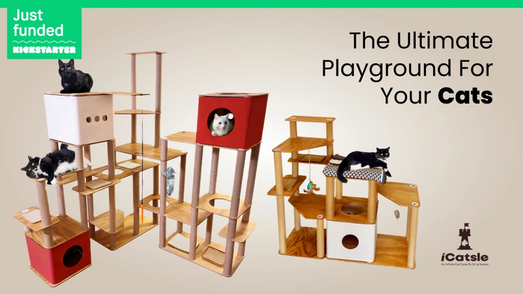 iCatsles: Modular Cat Tower For Your Cats!
