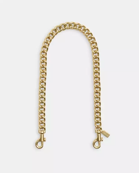 Gold/Gold Chunky Chain Shoulder Strap