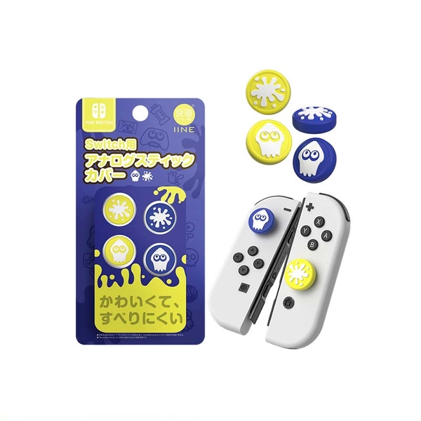 Splatoon PS5 Joystick Covers with Grip