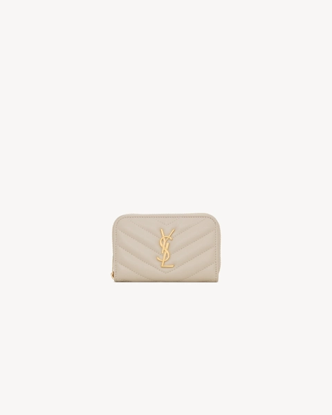 CASSANDRE MATELASSÉ coin card wallet in lambskin