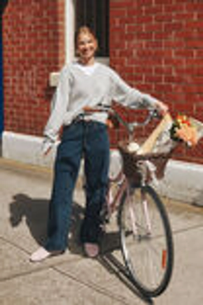 Low Rise Barrel Jean