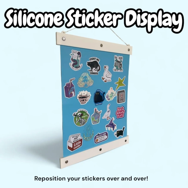 Silicone Sticker Display