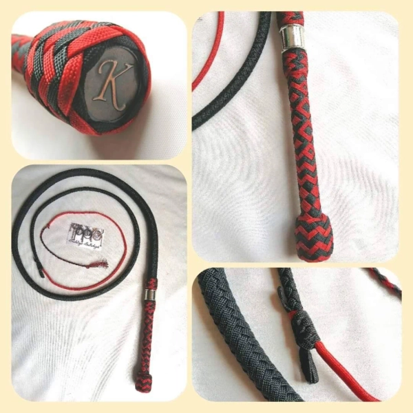 Custom made Bullwhip 4-8ft up to three colours