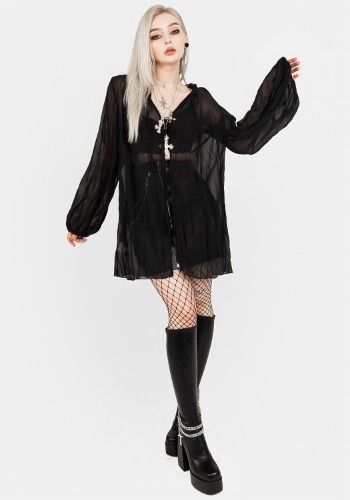 Villain Textured Blouse | US 12