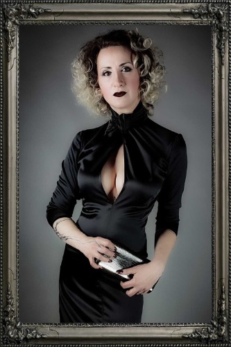 Gotic black blouse