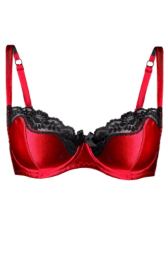 Joli Gloss red-black bra | 85B