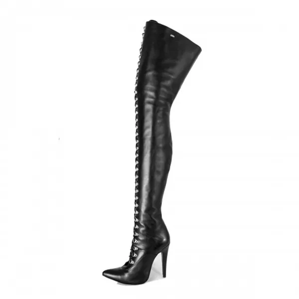 Fernando Berlin high heel boots with lacing