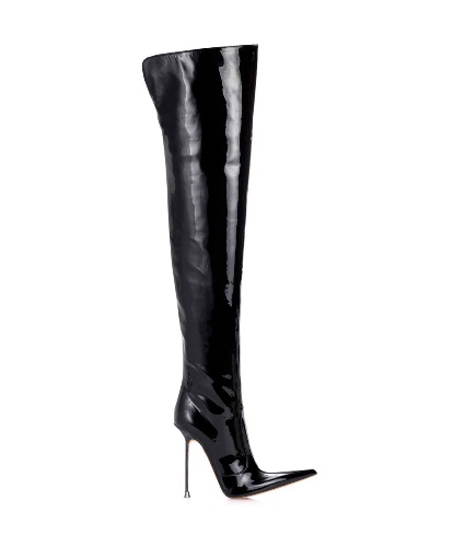 Troann Black Patent | 37 / Leather Covered
