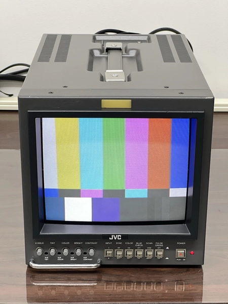 JVC TM-R9U 9” Color Pro Broadcast Video Monitor, Good For Vintage Retro Gaming
