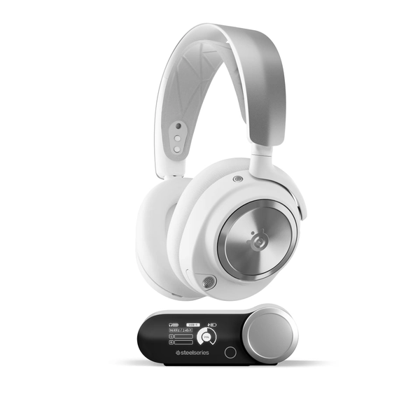 SteelSeries - Arctis Nova Pro Wireless Multi Gaming Headset for PC, PS5, PS4, Switch - White
