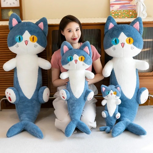 Soft Plush Shark Cat Pillow - Large / 50cm