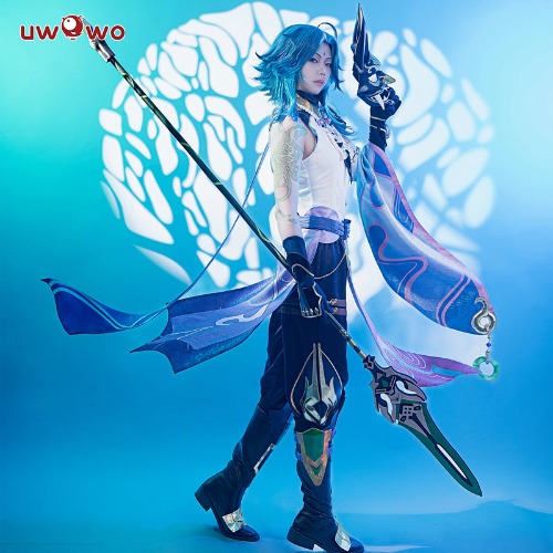 【Clearance Sale】Uwowo Genshin Impact Xiao Yaksha Cosplay Liyue Anemo Male Cosplay Xiao Costumes - 【In Stock】L