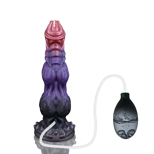 7.87" Alien Dildo Monster Animal Dildo Fantasy Wolf Dildo with Strong Suction Cup, Fat Dildo Strap on Compatible Women Sex Toys for G Spot & P Spot Stimulation, Adult Sex Toys for Women Men - S
