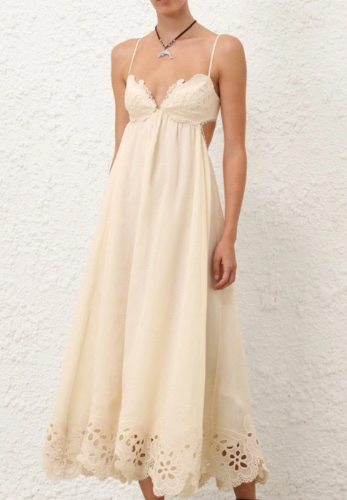 Zimmermann Coco Embroidered Dress
