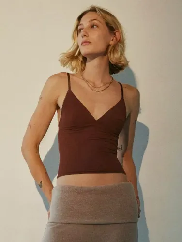 UO - Out From Under Je T'aime Mesh Cropped Cami